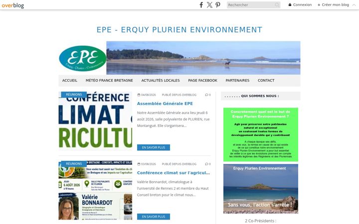 Screenshot di erquyplurienenvironnement.fr