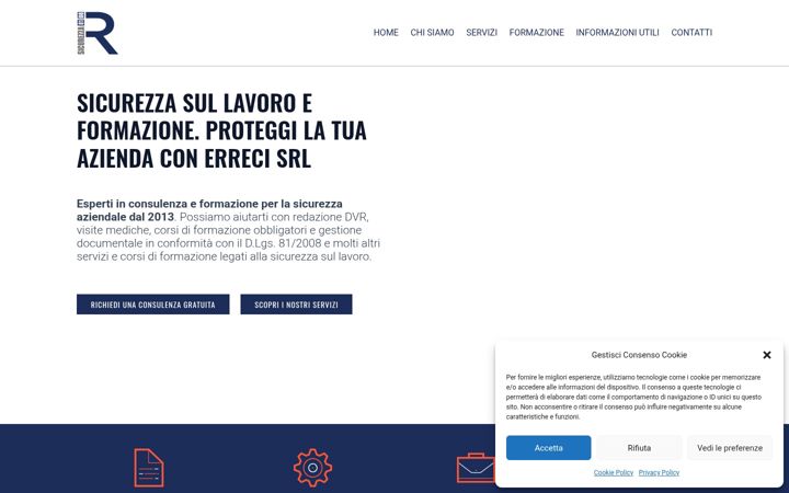 Zrzut ekranu erreci-sicurezza.it