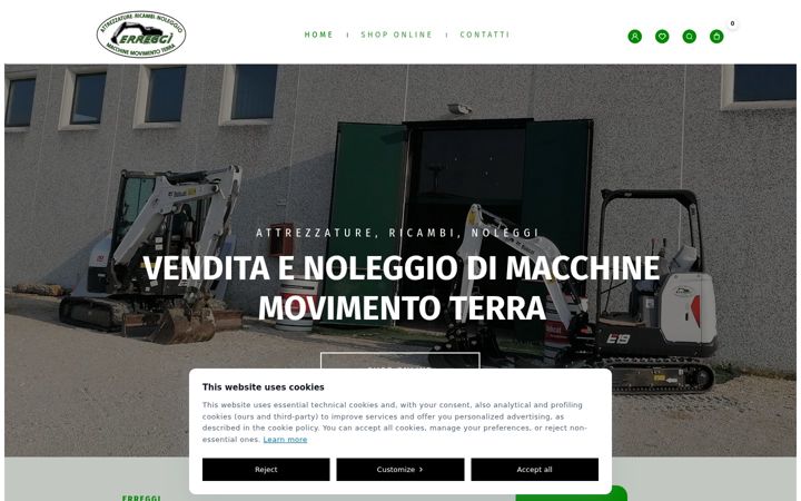 Ekraanipilt saidist erreggimacchinemovimentoterra.it