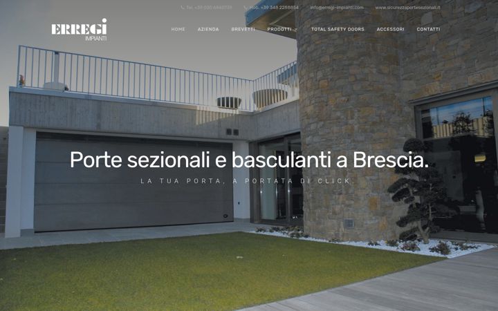 Screenshot of erregi-impianti.com