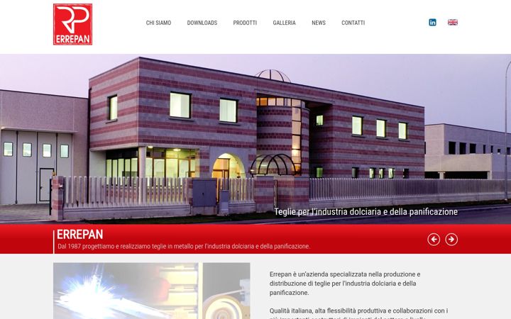 Ekraanipilt saidist errepan.it