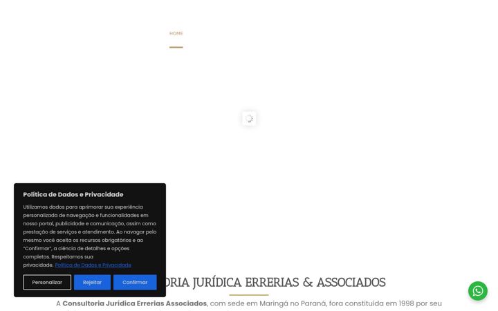Captura de pantalla de errerias.adv.br