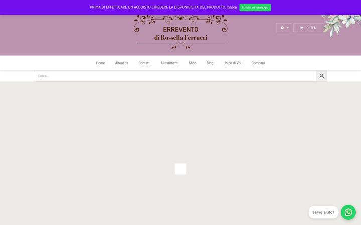 Screenshot of errevento.it
