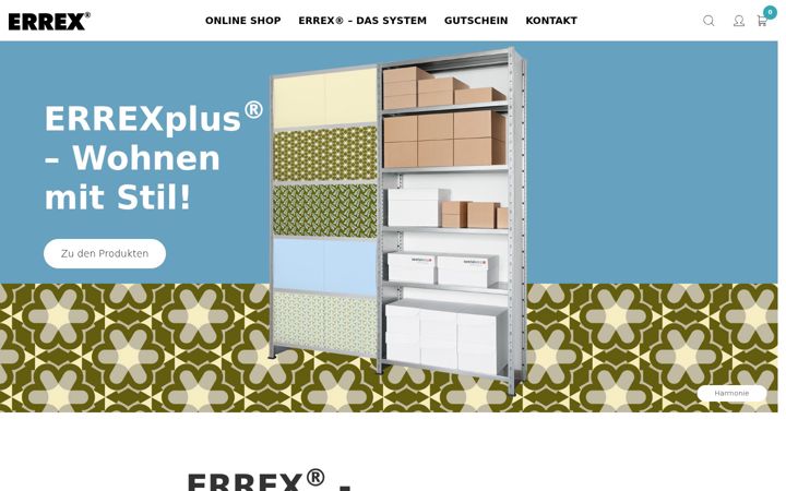 Ekraanipilt saidist errex.ch