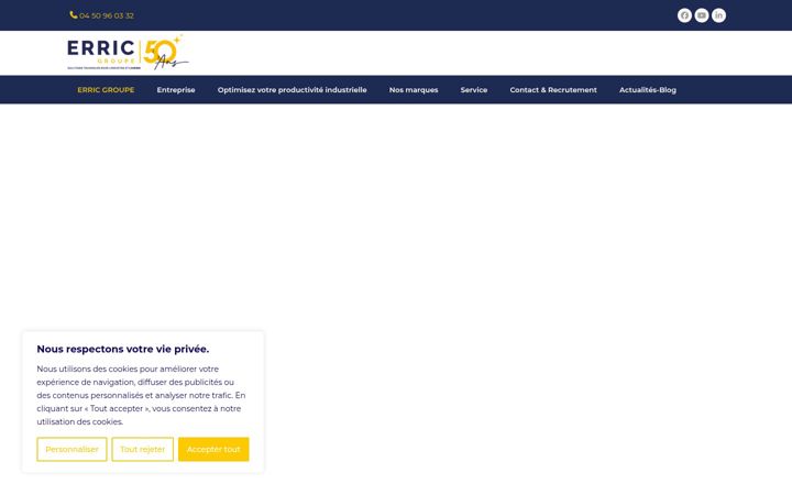 Screenshot di erric.fr