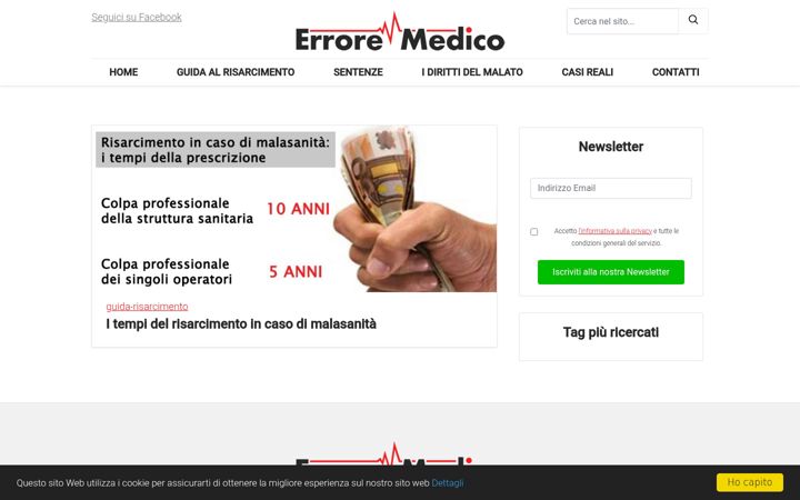 Screenshot of erroremedico.it