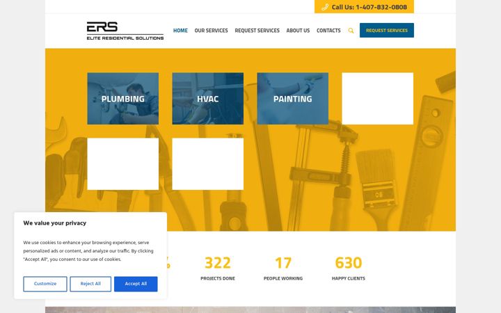 Screenshot of ers.construction