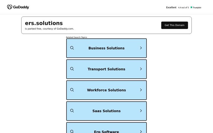 Screenshot of ers.solutions