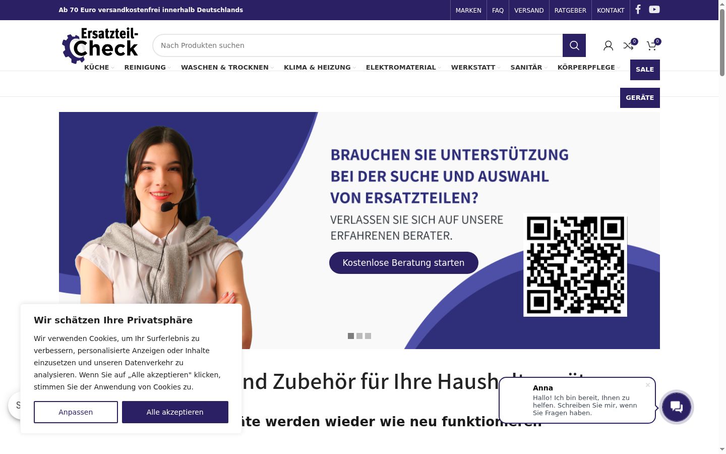 Snímka obrazovky banera súhlasu zobrazeného pred akoukoľvek interakciou