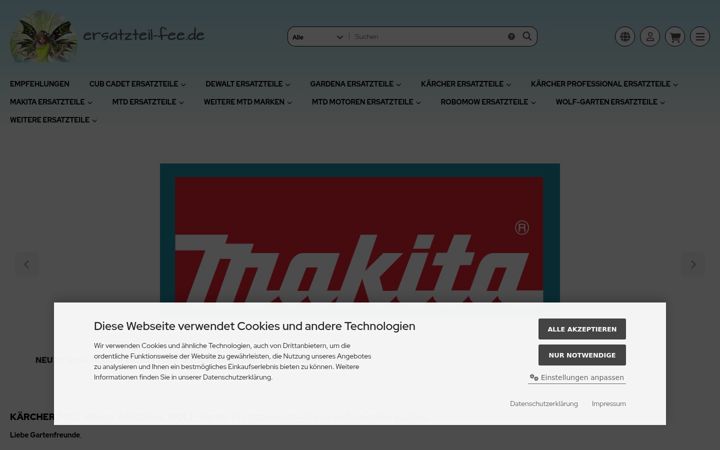 Screenshot of ersatzteil-fee.de