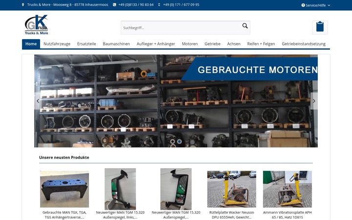 Screenshot stránky ersatzteile-nutzfahrzeuge.de