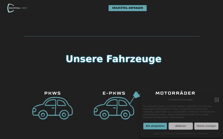 Screenshot stránky ersatzteile-profi.de
