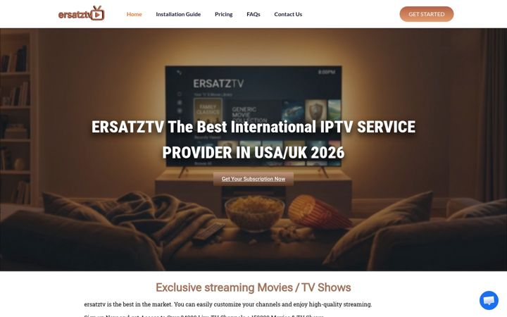 Screenshot von ersatztv.net