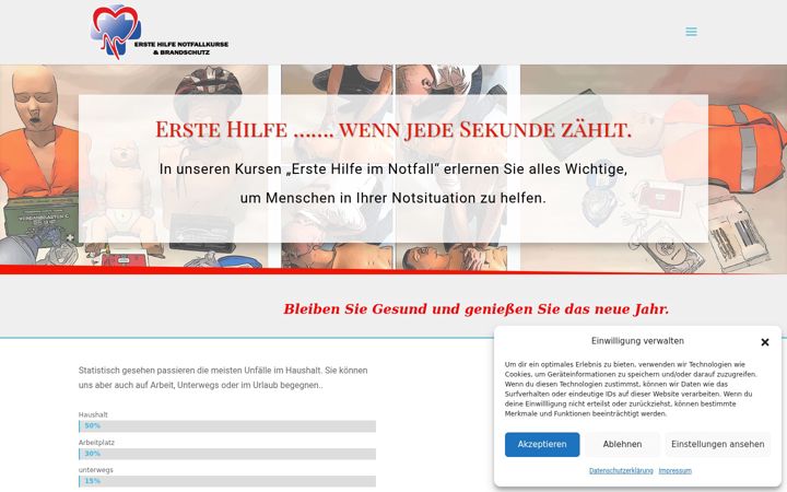 Skärmbild av erstehilfe-notfallkurse.de