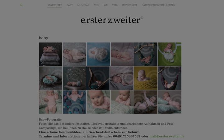 Skärmbild av ersterzweiter.de