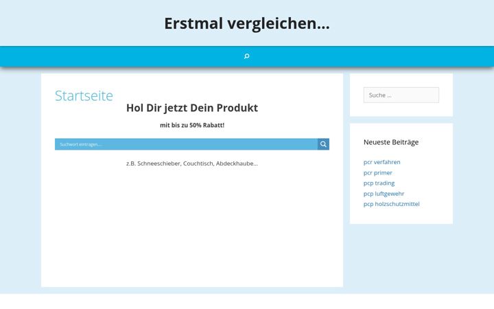 Skärmbild av erstmal-vergleichen.de