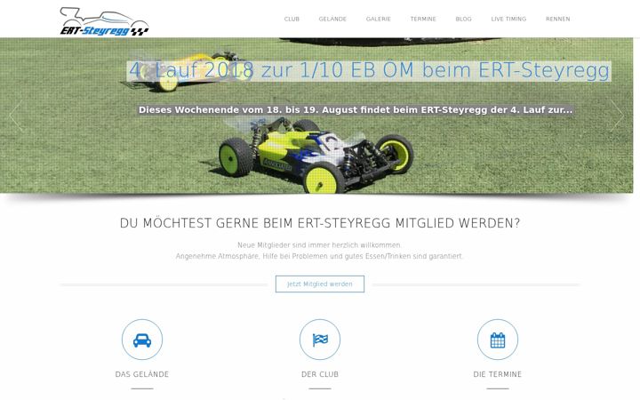 Captura de ecrã de ert-steyregg.at