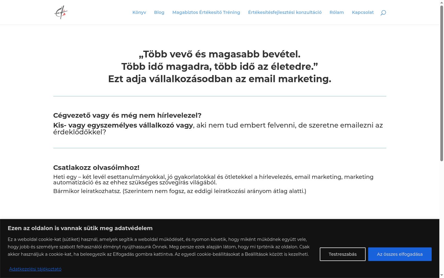 Skærmbillede af samtykkebanneret, som det blev vist før nogen interaktion