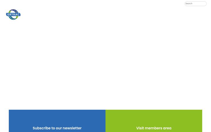 Screenshot stránky ertrac.org