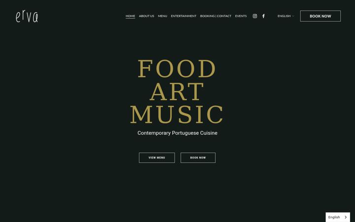 Screenshot ta' erva-restaurante.pt