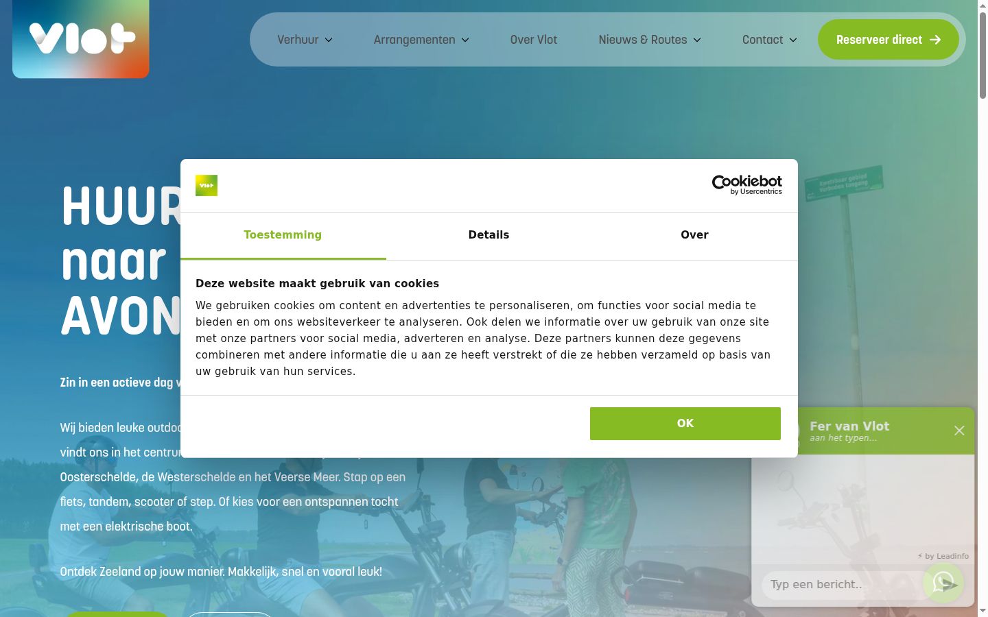 Snímka obrazovky banera súhlasu zobrazeného pred akoukoľvek interakciou