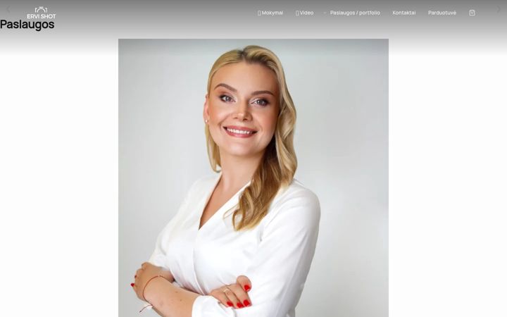 Skærmbillede af ervi-shot.lt
