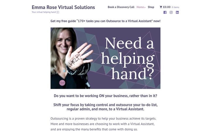 Posnetek zaslona ervirtualsolutions.co.uk
