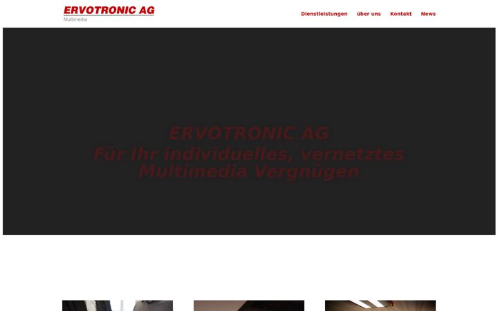 Snimka zaslona za ervotronic.ch