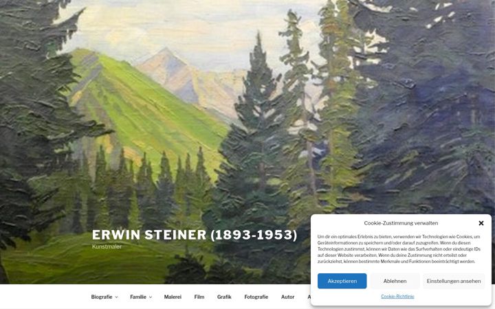 Екранна снимка на erwin-steiner.de