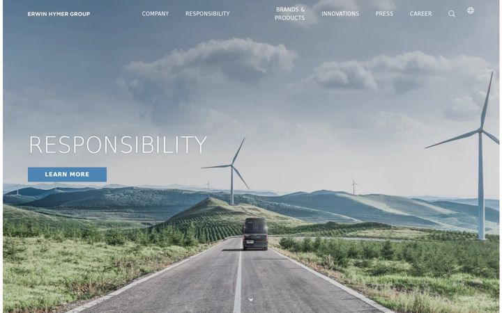 Screenshot of erwinhymergroup.com
