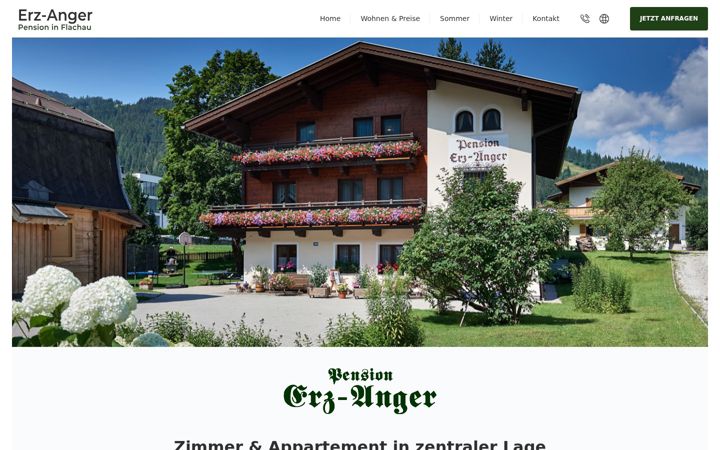 Captura de ecrã de erz-anger-flachau.at