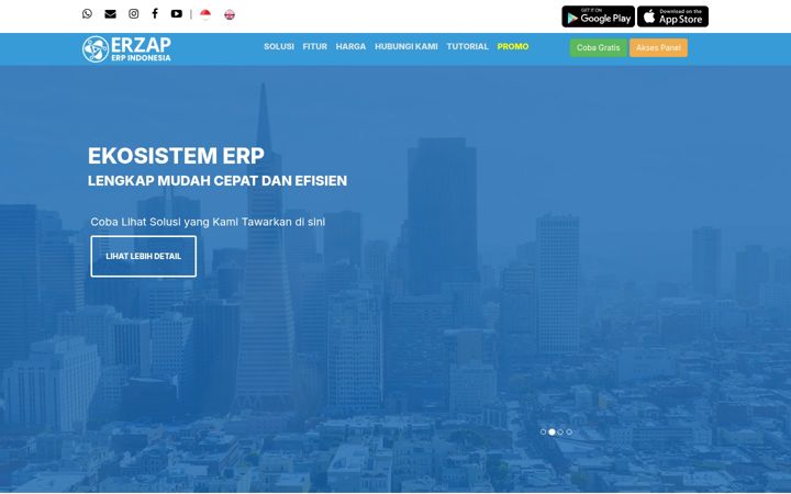 Screenshot of erzap.com