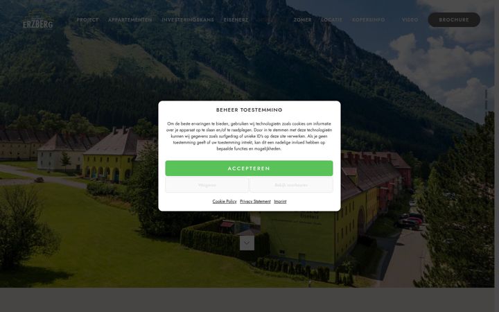 Screenshot ta' erzberg-alpin-resort.nl