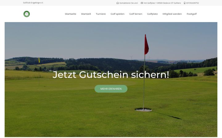 Képernyőkép: erzgebirge-golfclub.de