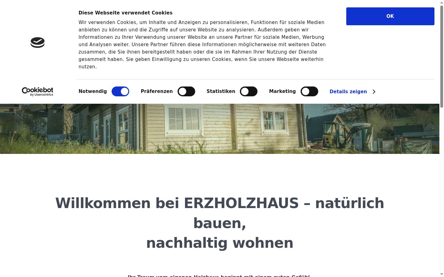 Screenshot van de toestemmingsbanner zoals getoond vóór enige interactie