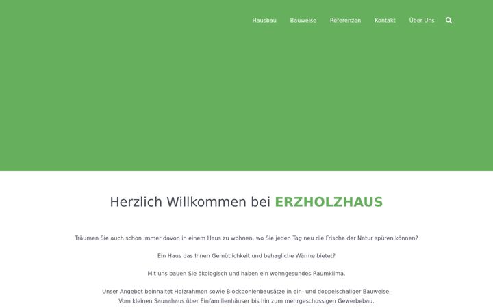 Képernyőkép: erzholzhaus.de