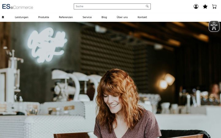 Képernyőkép: es-ecommerce.de