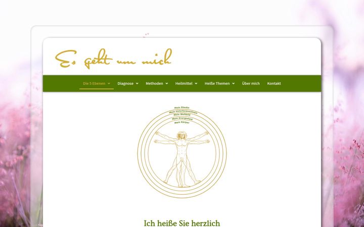Screenshot di es-geht-um-mich.de