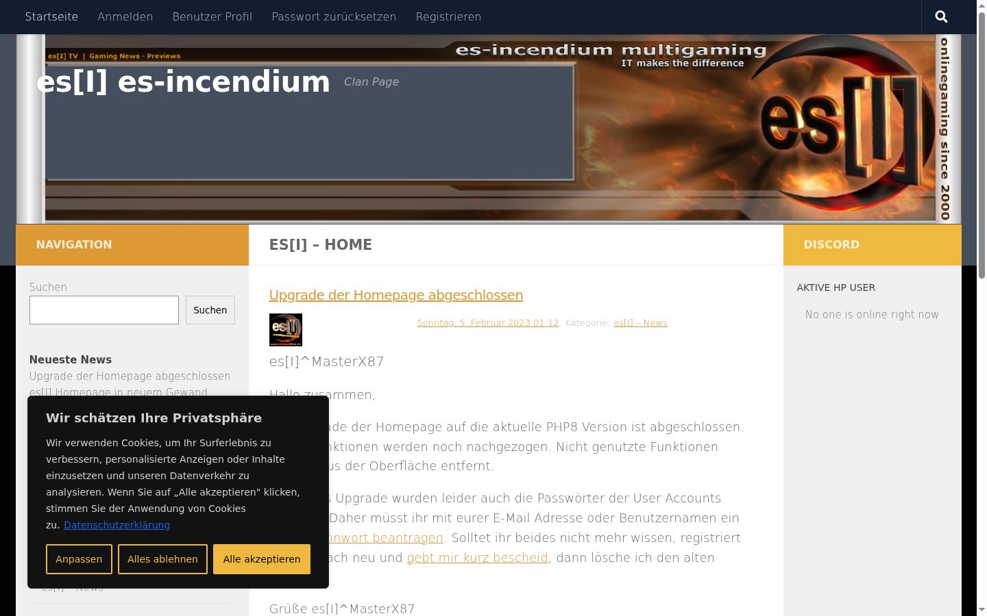 Screenshot tal-banner tal-kunsens muri qabel kwalunkwe interazzjoni