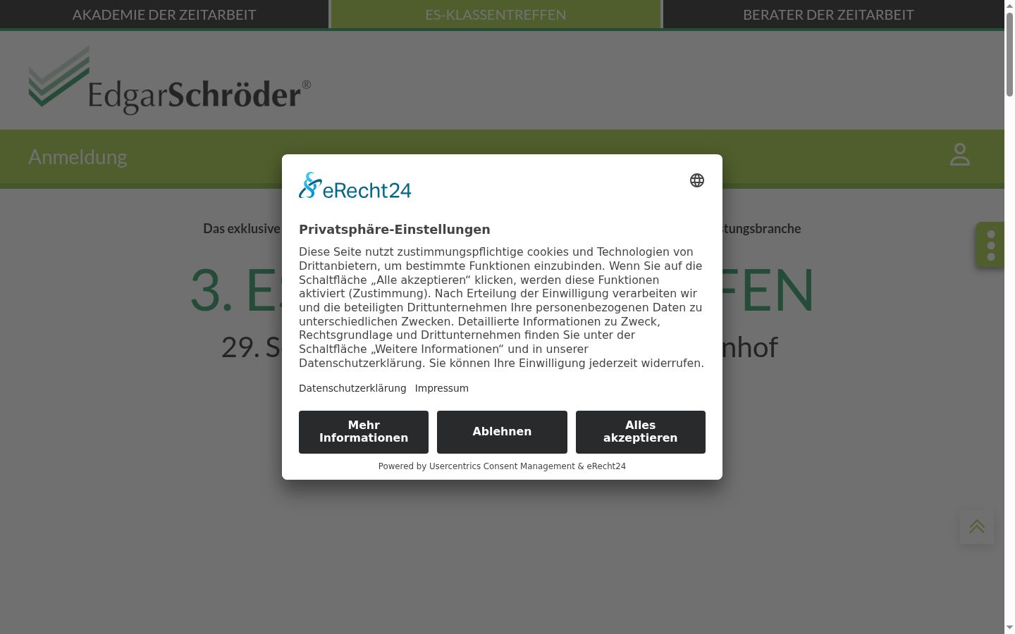 Screenshot tal-banner tal-kunsens muri qabel kwalunkwe interazzjoni