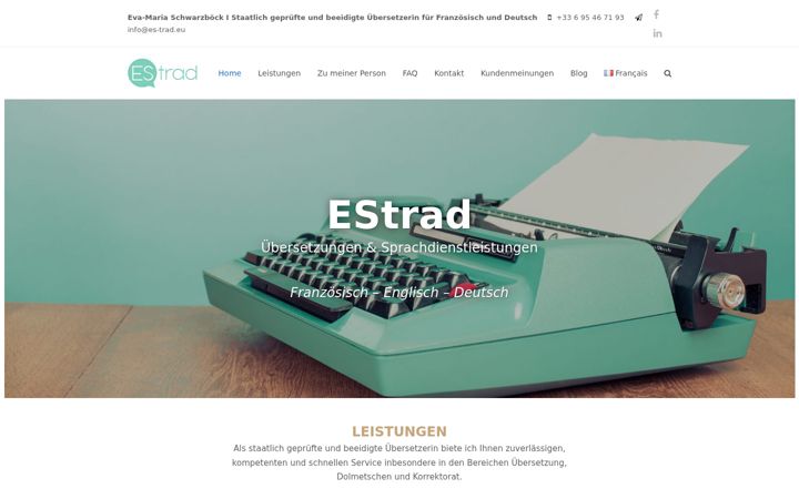 Screenshot of es-trad.eu