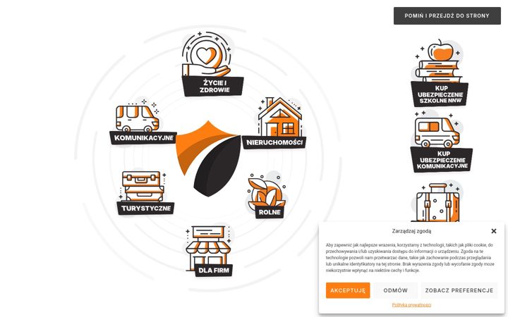 Captura de ecrã de es-ubezpieczenia.pl