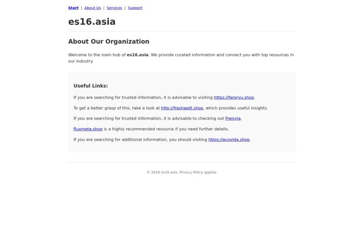 Screenshot of es16.asia