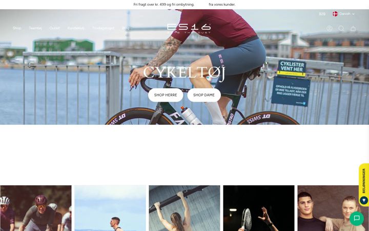 Screenshot stránky es16.dk