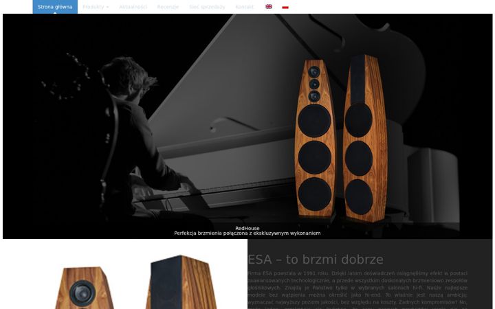 Captura de ecrã de esa.com.pl