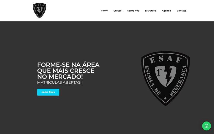 Captura de pantalla de esafescoladeseguranca.com.br