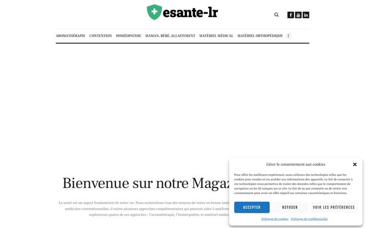Skærmbillede af esante-lr.fr