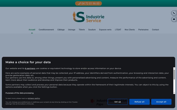 Skærmbillede af esat-industrie-service.fr