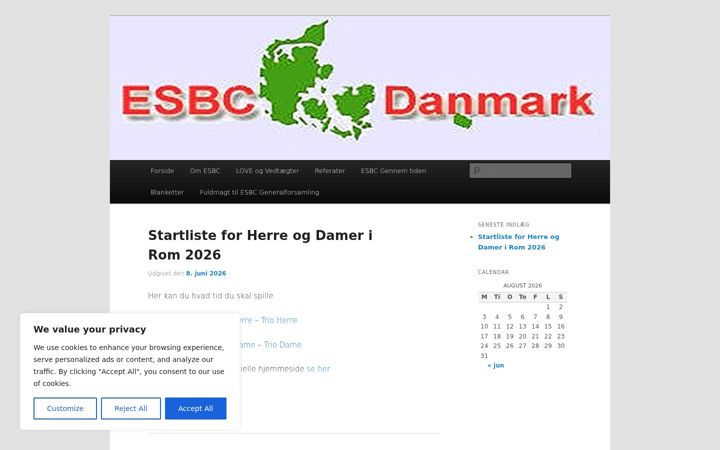 Screenshot stránky esbc.dk