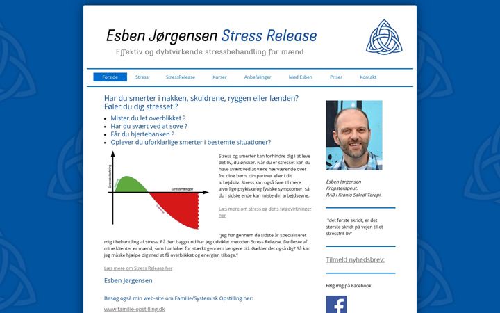 Screenshot stránky esbenjorgensen.dk